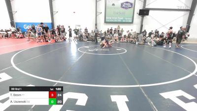 100 lbs Rr Rnd 1 - Treydan Beam, Team Tugman K-8 vs Andrew Uszenski, D9