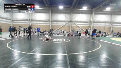 45 kg Rr Rnd 3 - Brady Genard, Mat Assassins Black - HSE vs William Hughes, Roundtree Wrestling Academy 1 - HSE