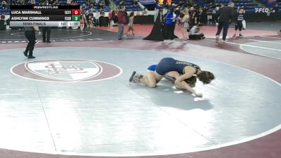 126 lbs Semifinal - Luca Marshall, Tri-County vs Ashlynn Cummings, Fairfield Ludlowe