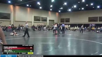 50 lbs Finals (2 Team) - Trey Bell, Tennessee Black vs Theo Swedberg, Iowa Silver