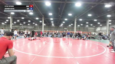 80 lbs Rr Rnd 9 - Kyle Studd, South Hills Wrestling Academy - BK8 vs Zavier Roye, Capital City Wrestling Club - BK8