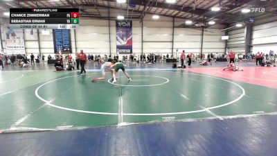 120 lbs Consi Of 64 #1 - Chance Zimmerman, PA vs Sebastian Erman, VA