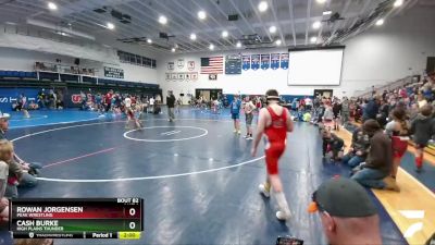 117-135 lbs Round 2 - Rowan Jorgensen, Peak Wrestling vs Cash Burke, High Plains Thunder