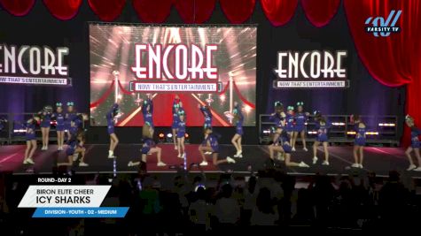Biron Elite Cheer - Icy Sharks [2024 L1 Youth - D2 - Medium Day 2] 2024 Encore Grand Nationals