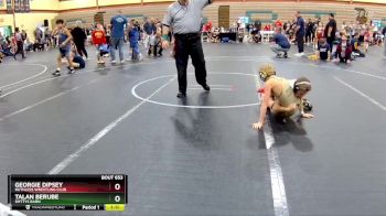 72-76 lbs Round 3 - Talan Berube, Smttys Barn vs Georgie Dipsey, Ruthless Wrestling Club