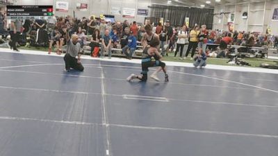 120 lbs Cons. Sub-rd Of 32 - Noah Jensen, Gun Smoke Wrestling Club vs Shea Colleran, Izzy Style Wrestling