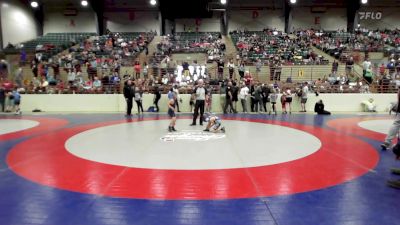 49 lbs Consi Of 8 #1 - Jaxon Fender, Woodstock Wrestling Club vs Brayden Godwin, The Storm Wrestling Center