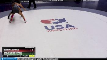 112 lbs Quarterfinal - Stevie Joyce Martin, Livermore Elite Wrestling Club vs Hannah Ramirez, Sunnyvale Wrestling Club