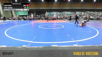 73 lbs 5th Place - Troy Garza, Red Wave Wrestling vs Luke Cruz, Darkhorse