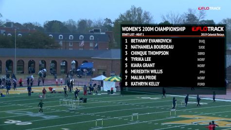 Women's 200m Championship, Heat 1