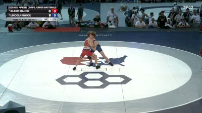 120 lbs 3rd Place Match - Blake Mauch, Utah vs Lincoln Swick, Wisconsin