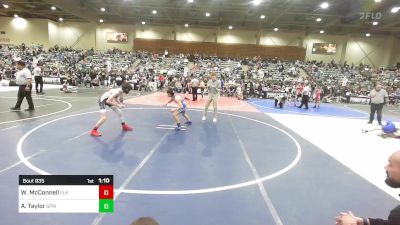 102 lbs Quarterfinal - William McConnell, Elk Grove Wr Acd vs Alistar Taylor, Spring Hills WC