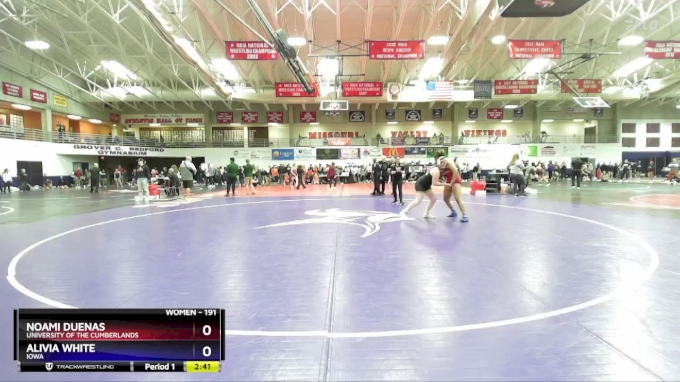 191 lbs Semifinal - Alivia White, Iowa vs Noami Duenas, University Of ...