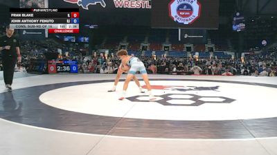 106 lbs Cons. Sub-rd Of 16 - Fran Blake, Illinois vs John Anthony Fenuto, New Jersey