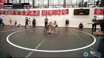 47-54 lbs Consolation - Rally Smith, Hinton Takedown Club vs Jo Thigpen, Choctaw Ironman