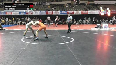 141 lbs Quarters & Wb (16 Team) - Sawyer Smith, Findlay University vs Joey Ortega, Kutztown