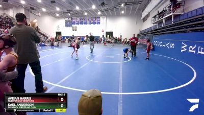 85 lbs Quarterfinal - Kael Anderson, Glenrock Wrestling Club vs Aveian Harris, Riverton USA Wrestling