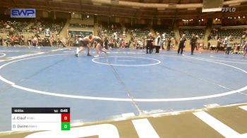 160 lbs Round Of 16 - Jaxon Elauf, Verdigris Youth Wrestling vs Daegen Gwinn, Pawhuska Elks Takedown