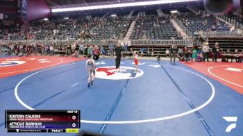 45 lbs Champ. Round 1 - Kayson Calkins, Green River Grapplers Wrestling vs Atticus Barnum, Torrington Wrestling Club