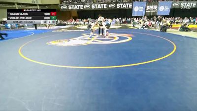 Boys 1B/2B 157 Champ. Round 1 - Casen Clark, Tonasket vs Chase Svelmoe, Freeman