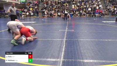 215 lbs R-32 - Jackson Pate, University-WV vs Harry Maltese, Fairfax-VA