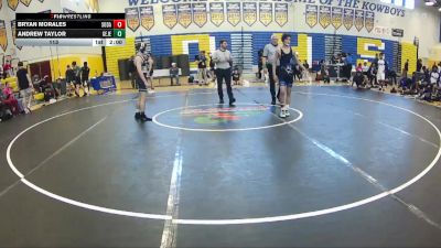 113 lbs Semifinals (8 Team) - Andrew Taylor, George Jenkins vs Bryan Morales, South Dade