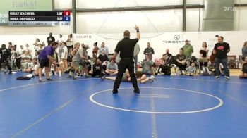 43 lbs Rr Rnd 7 - Kelly Zacherl, Lady Warriors United - W vs Shea Defusco, Virginia Team Predator - W