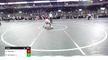 122 lbs Final - Antonio Morales, Florida National Team vs Gage Spurgeon, Sebolt Wrestling Academy