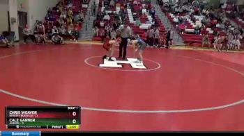 120 lbs Round 1 (10 Team) - Chris Weaver, Hewitt-Trussville vs Cale Garner, Auburn