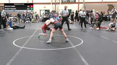 92 lbs Round 7 (8 Team) - Rocco Fabri, The Outsiders vs Wyatt Frantz, Team Catalyst