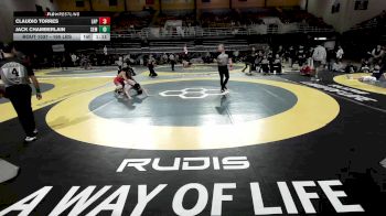 165 lbs Semifinal - Claudio Torres, Lake Highland Prep vs Jack Chamberlain, Wyoming Seminary