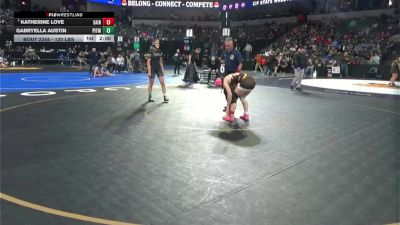 125 lbs Round Of 16 - Katherine Love, Saint Francis (CC) vs Gabryella Austin, Pitman (SJ)