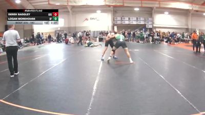 197 lbs Champ. Round 2 - Logan Morehouse, Tiffin vs Derek Badgley, Grand Valley State