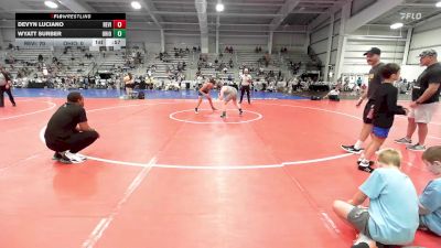 120 lbs Rr Rnd 2 - Devyn Luciano, Revival Orange vs WYATT SURBER, Ohio Titan Scarlet