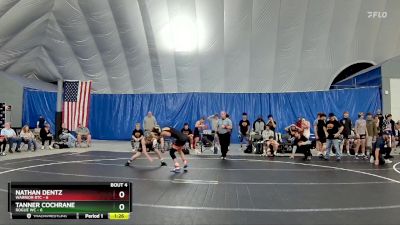 113 lbs Round 1 (8 Team) - Nathan Dentz, Warrior RTC vs Tanner Cochrane, Rogue WC