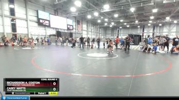 97 lbs Cons. Round 3 - Richardson A. Coston, Team Newport Tornadoes WC vs Casey Watts, Team Aggression WC