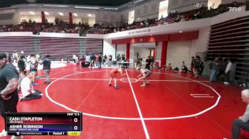 144 lbs Cons. Round 4 - Cash Stapleton, Oklahoma vs Asher Robinson, Perry Wrestling Club