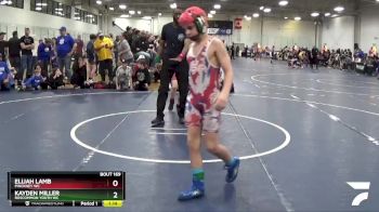 95 lbs Cons. Round 4 - Kayden Miller, Roscommon Youth WC vs Elijah Lamb, Pinckney WC