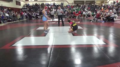 125 lbs Cons. Round 2 - Greta Noesen, East Buchanan vs Diem Curfman, Vinton-Shellsburg