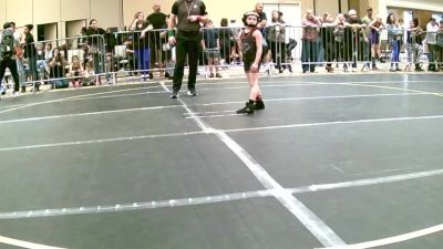 54 lbs Quarterfinal - Mika Abeel, Team Aggression vs Clark Mason, Vici WC