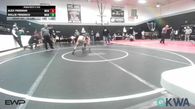 70 lbs Rr Rnd 1 - Alex Freeman, Muskogee Rougher Youth Wrestling vs Hollis Federico, Muskogee Rougher Youth Wrestling