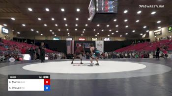 57 kg Semis - Anthony Molton, Buies Creek Wrestling Club vs Aden Reeves, Viking Wrestling Club (IA)