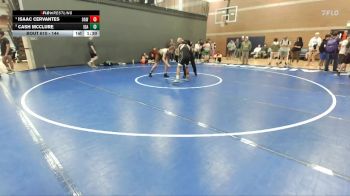 144 lbs Cons. Round 1 - Cash McClure, Idaho vs Isaac Cervantes, Ontario Animals Wrestling