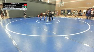 144 lbs Cons. Round 1 - Cash McClure, Idaho vs Isaac Cervantes, Ontario Animals Wrestling