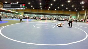 125 lbs Consi Of 16 #2 - Nathan Fish, Western Wyoming vs Jeremy Oani, Clackamas