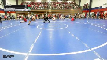157 lbs Round Of 16 - John Toby, Sapulpa vs Kyler Godinez, Bartlesville High School