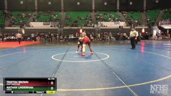 5A 175 lbs Quarterfinal - Triston Brown, East Limestone vs Nathan Linderman, Leeds