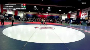 157 lbs 1st Place Match - Andrew Martinez, Chaparral vs Gavin Meraw, Aliso Niguel