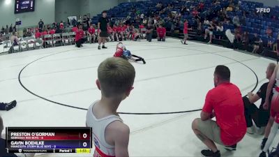 56 lbs Finals (2 Team) - Gavin Boehlke, Minnesota Storm Blue Boys vs Preston O`Gorman, Nebraska Red Boys