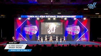 A1 Spirit Athletics - Sassy Rose [2025 L1 Youth - D2 - Small - C Day 1] 2025 NCA All-Star National Championship